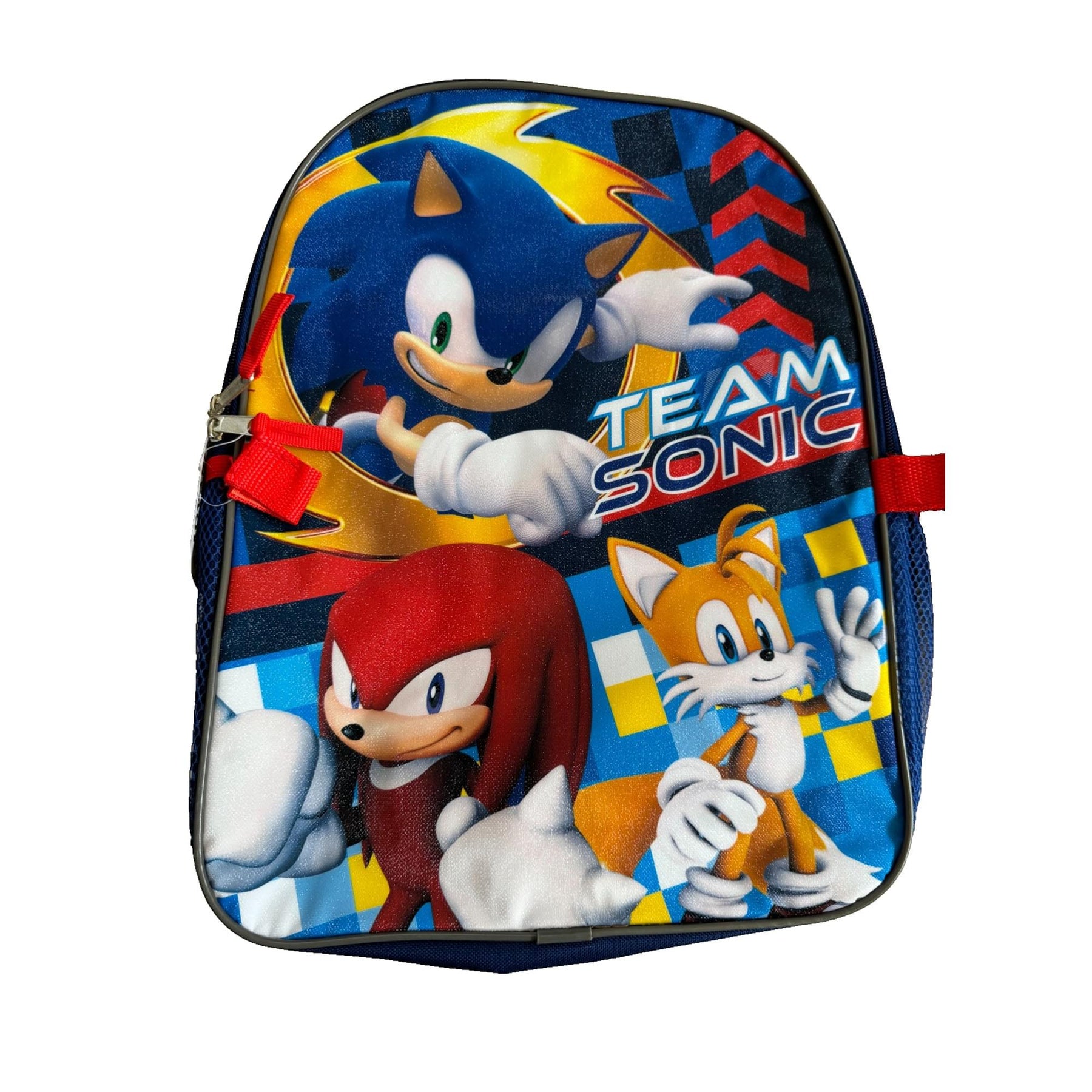 Sonic the Hedgehog "Team Sonic" 16 Inch Backpack with Lunch bag