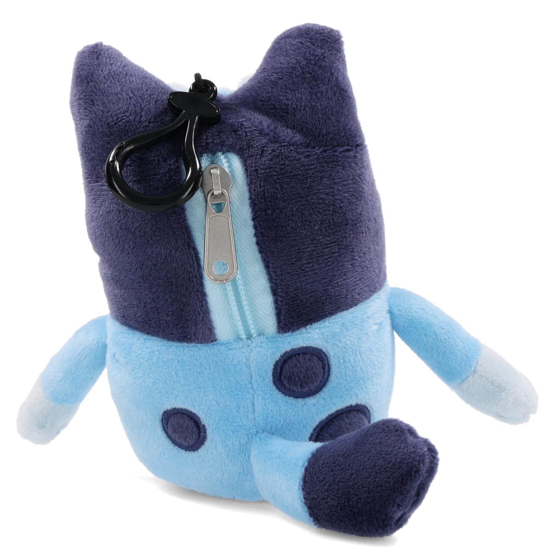 Bluey 8 Inch Zipper Plush with Backpack Clip