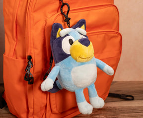 Bluey 8 Inch Zipper Plush with Backpack Clip