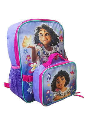 Disney Encanto Mirabel 16 Inch Kids Backpack with Lunch Kit