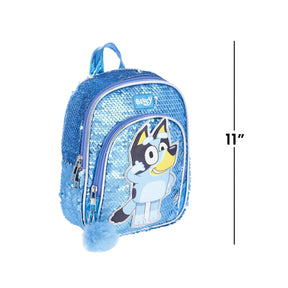 Bluey 11 Inch Sequined Backpack