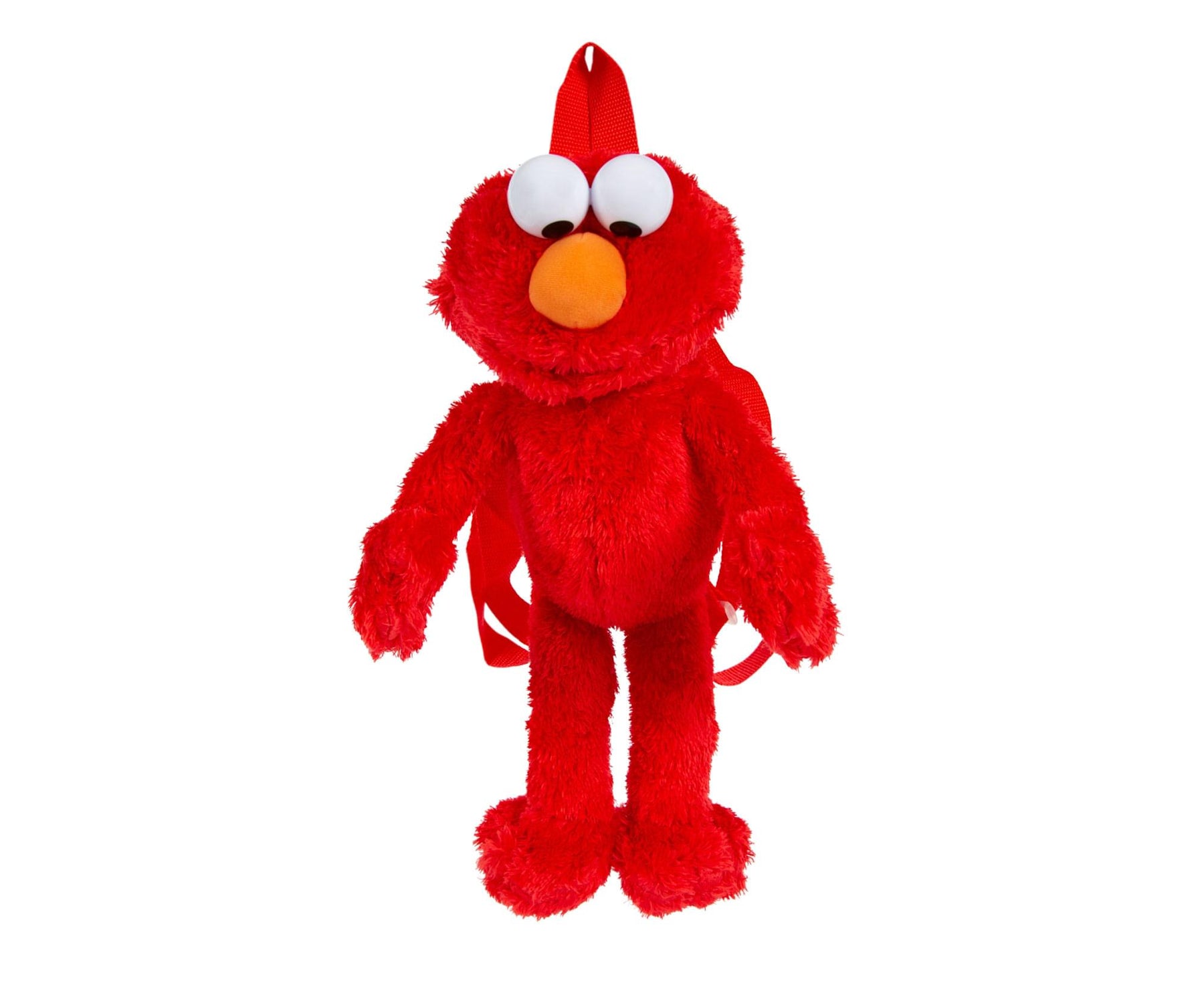 Sesame Street Elmo Plush Backpack | 15 Inches Tall