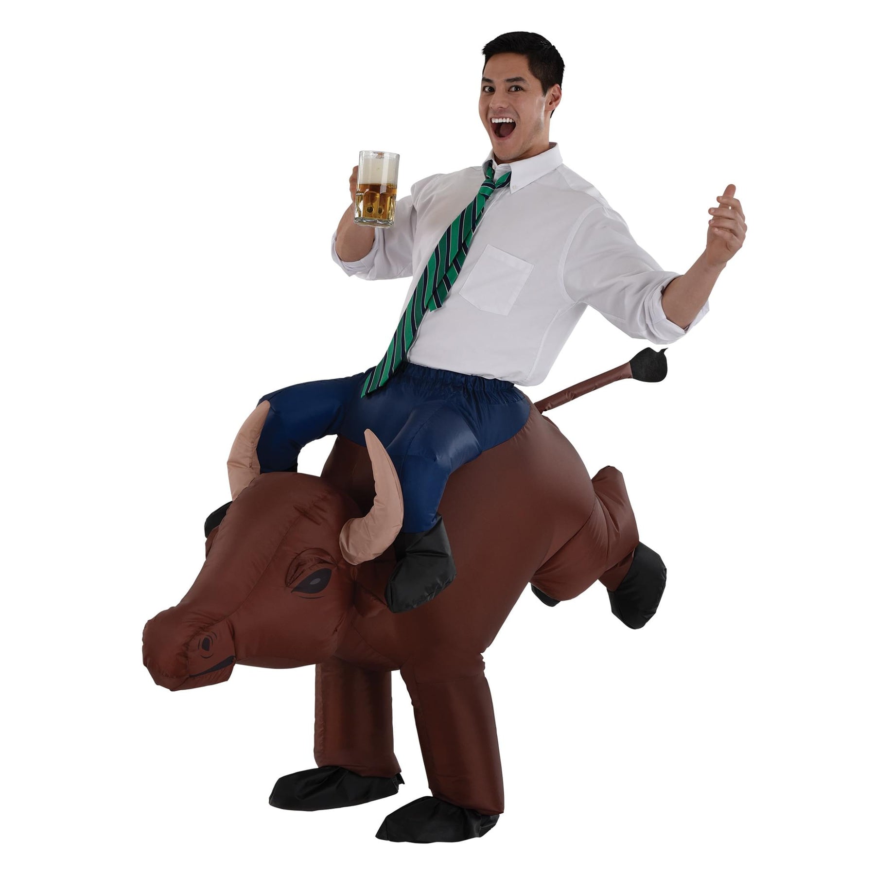 Inflatable Bull Rider Adult Costume | One Size