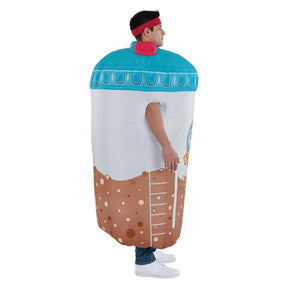 Inflatable Bro-Tein Shake Adult Costume | One Size