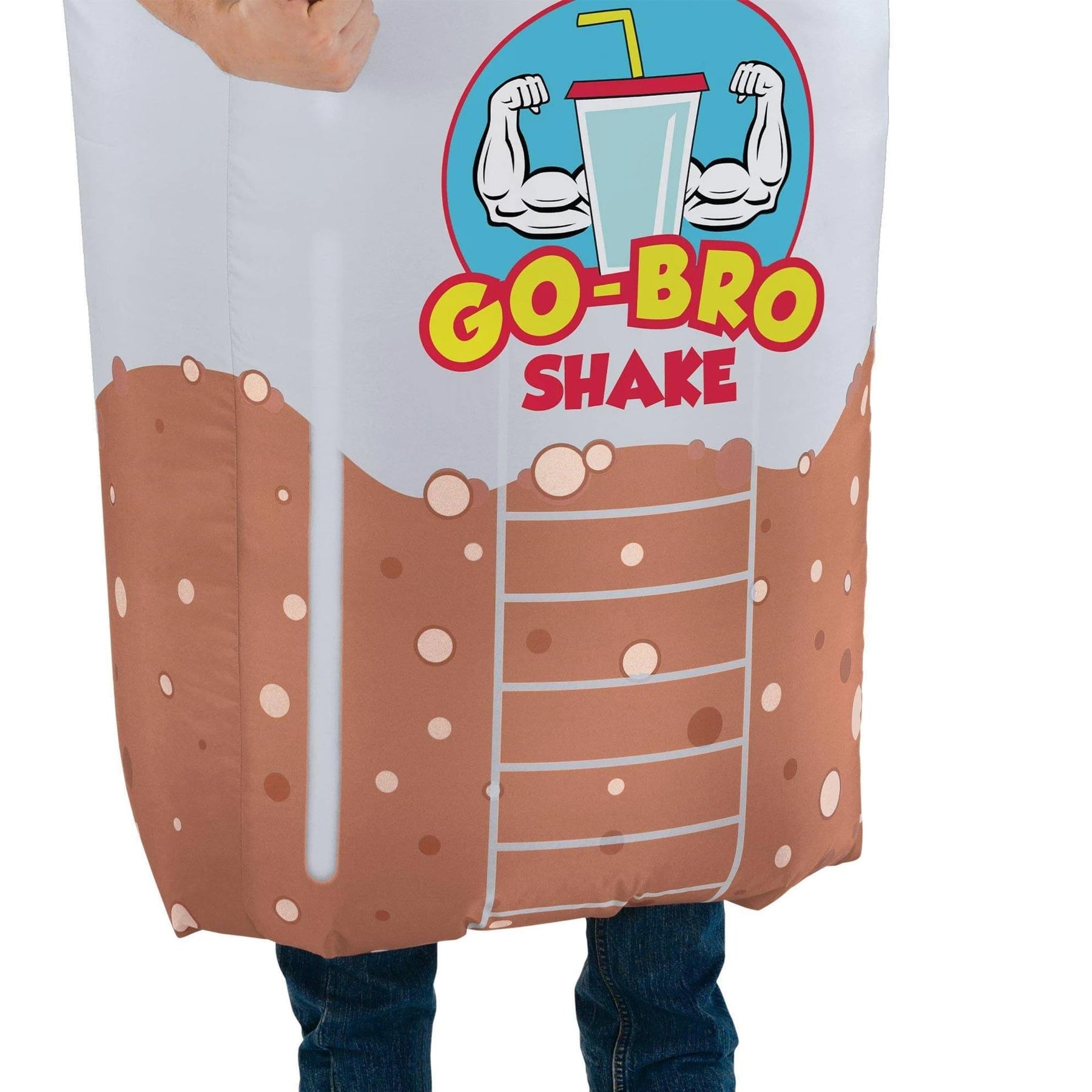 Inflatable Bro-Tein Shake Adult Costume | One Size