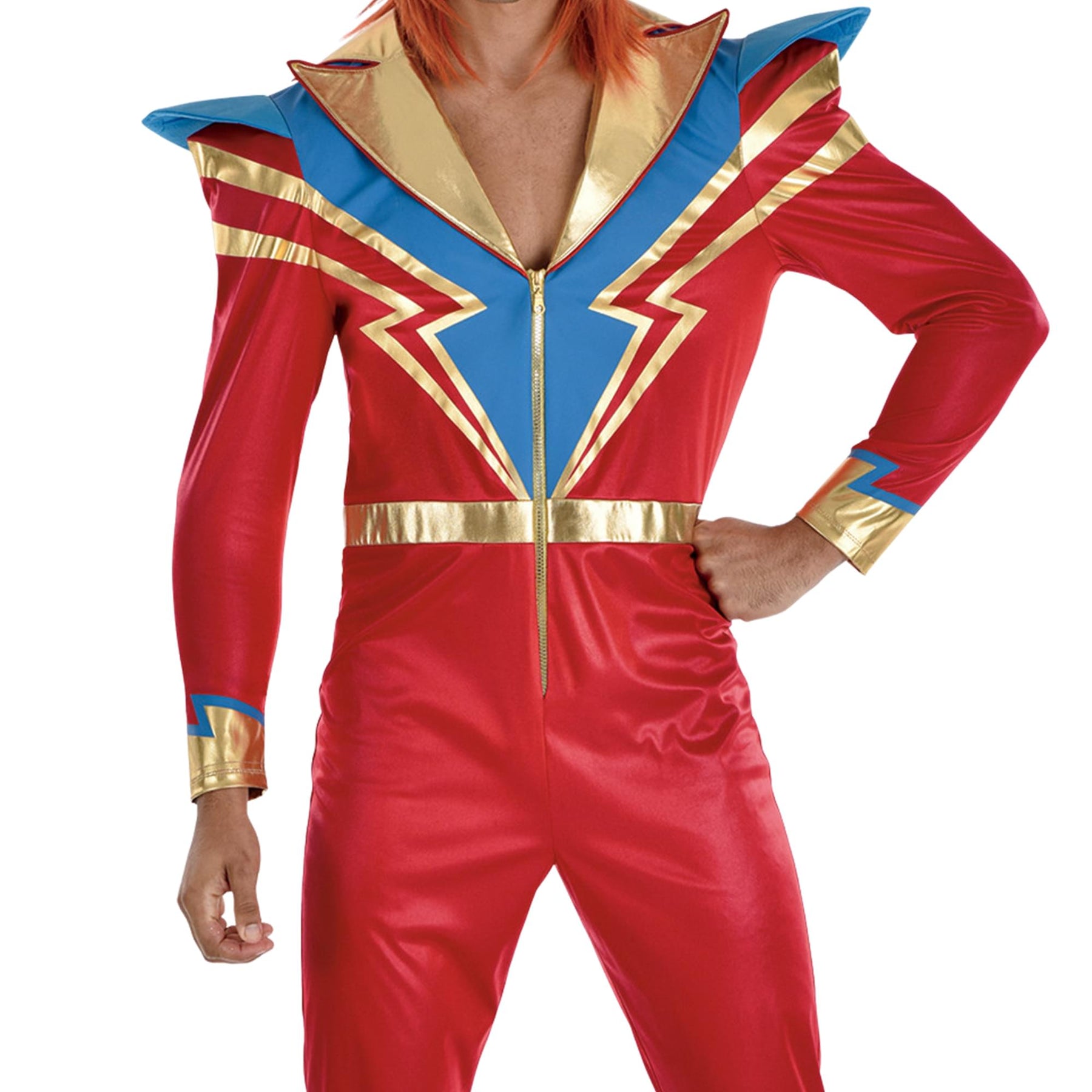 Glam Rock Jumpsuit Adult Costume