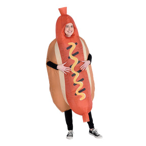 Inflatable Hot Dog Adult Costume | One Size