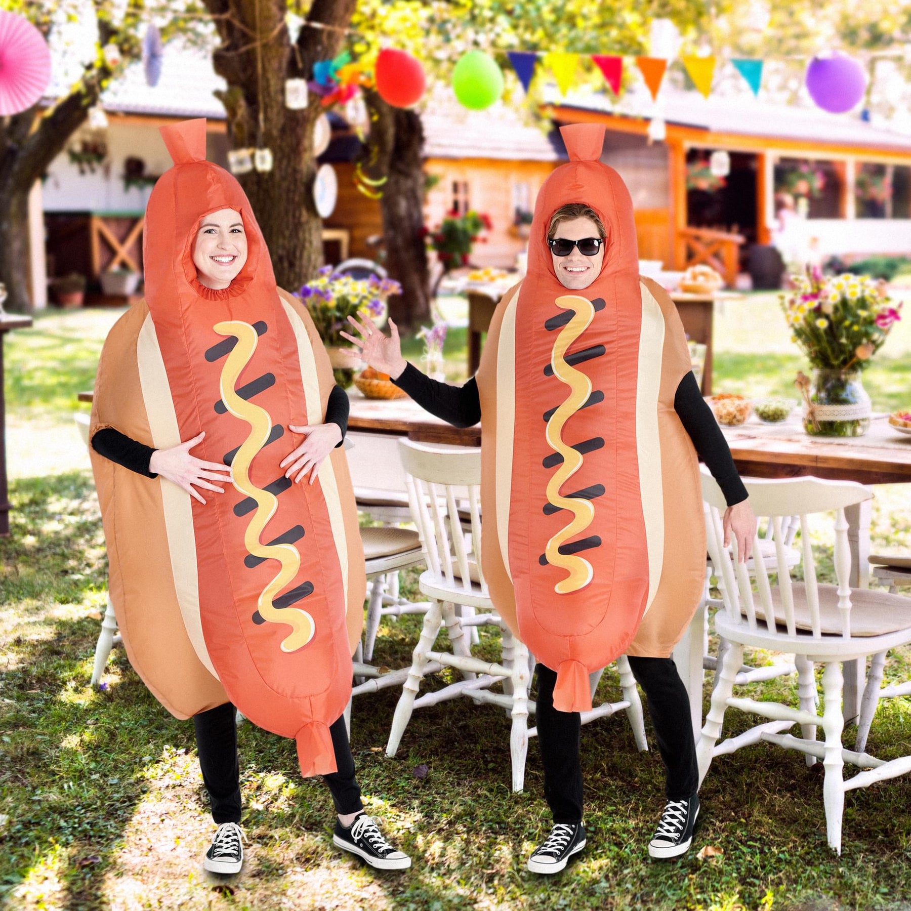 Inflatable Hot Dog Adult Costume | One Size