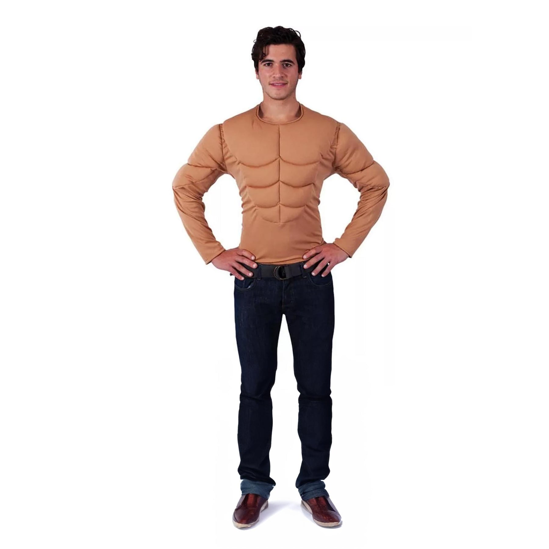 Padded Muscle Chest Adult Costume Shirt