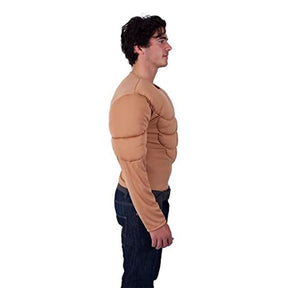 Padded Muscle Chest Adult Costume Shirt