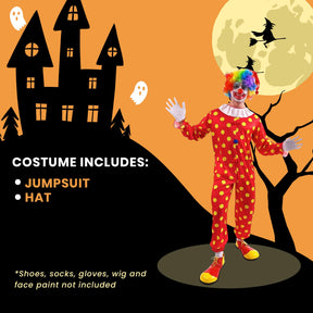 Bobbles The Clown Adult Costume