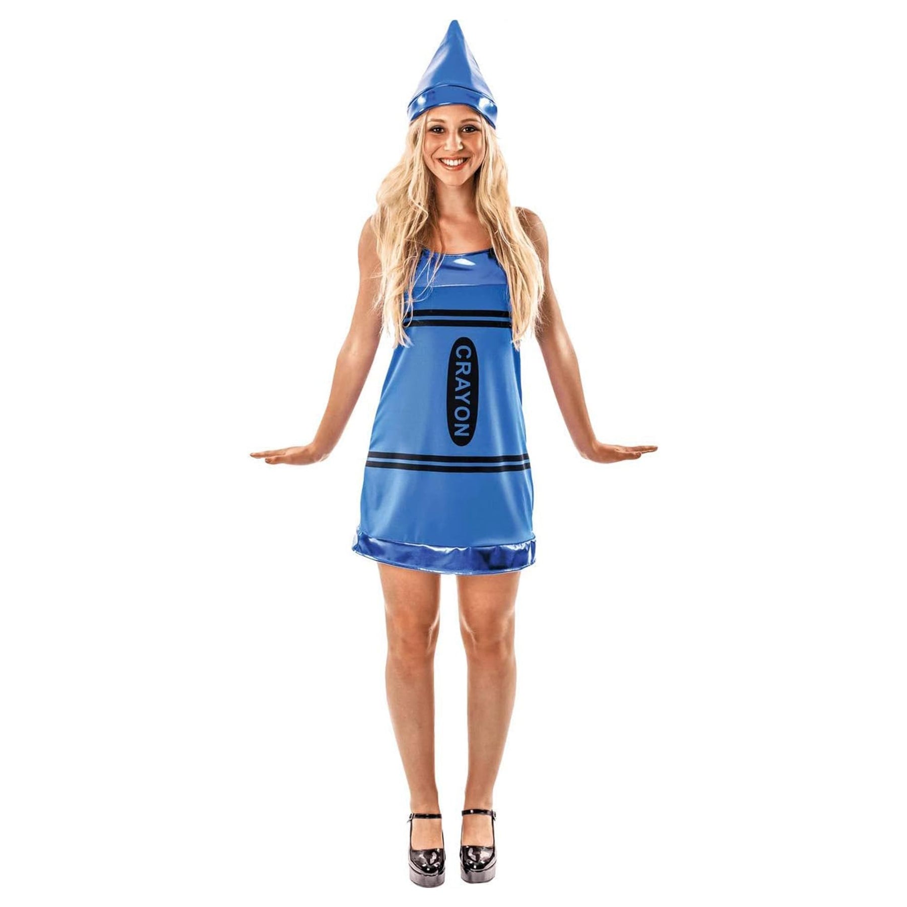 Blue Crayon Women's Dress Costume