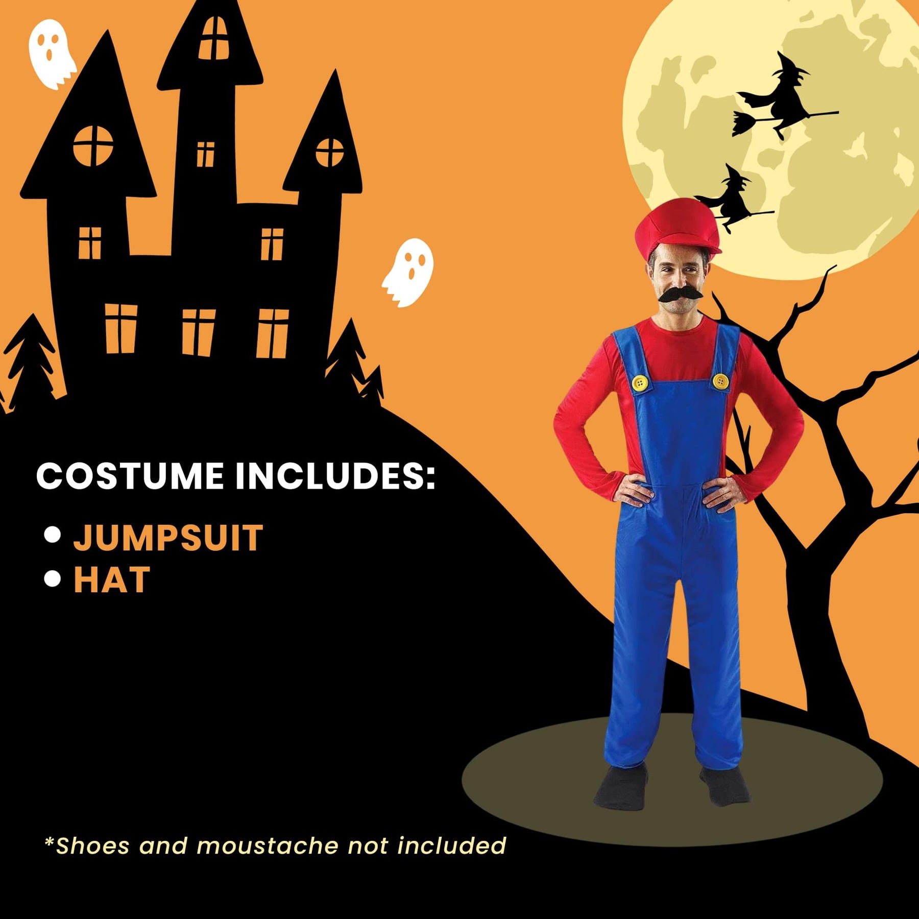 Super Plumber Men's Costume