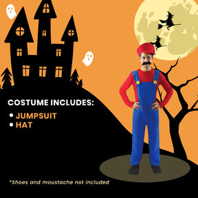 Super Plumber Men's Costume