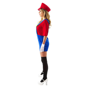 Female Super Plumber/ Mario Adult Costume