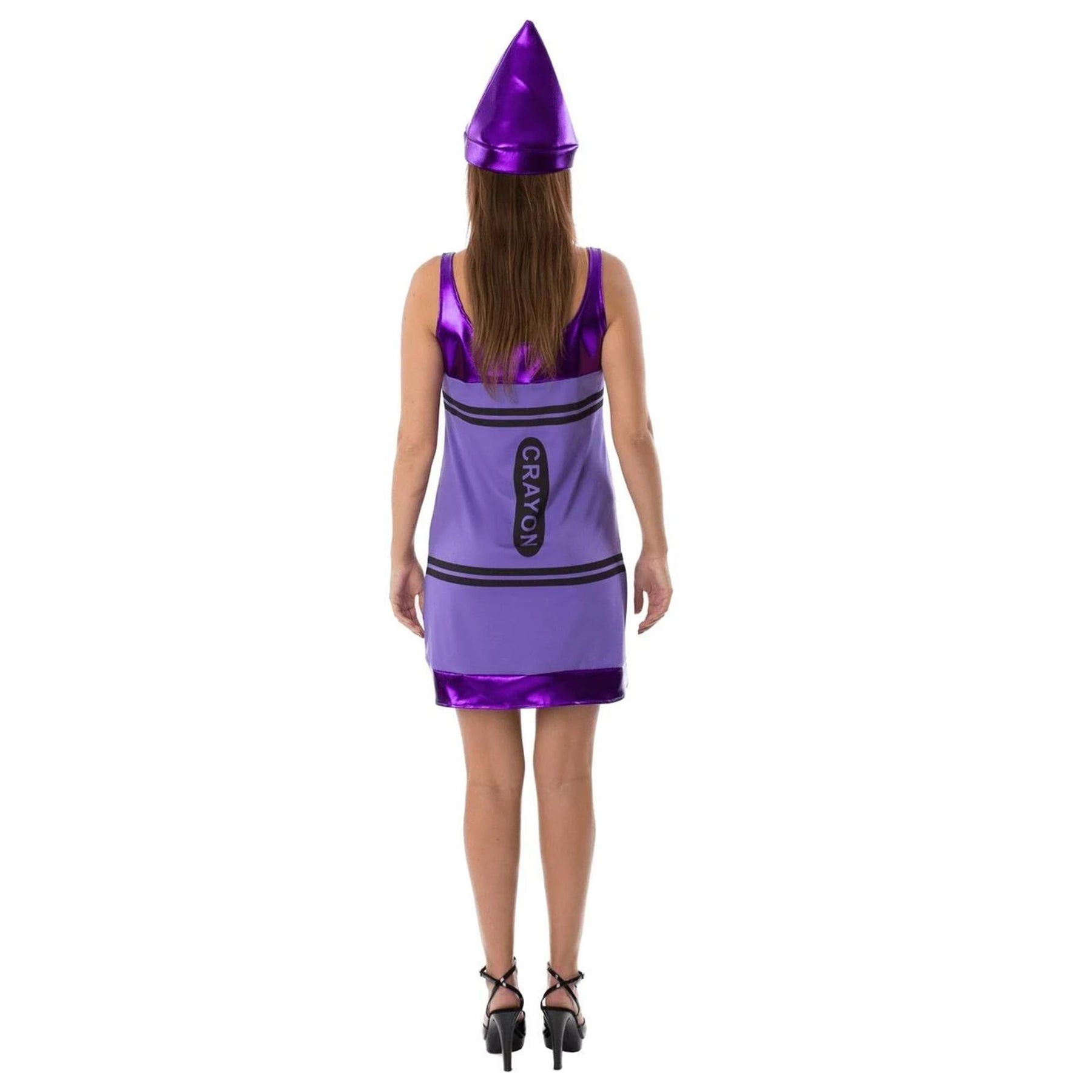 Women's Purple Crayon Costume Dress