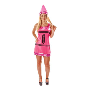 Women's Pink Crayon Costume Dress