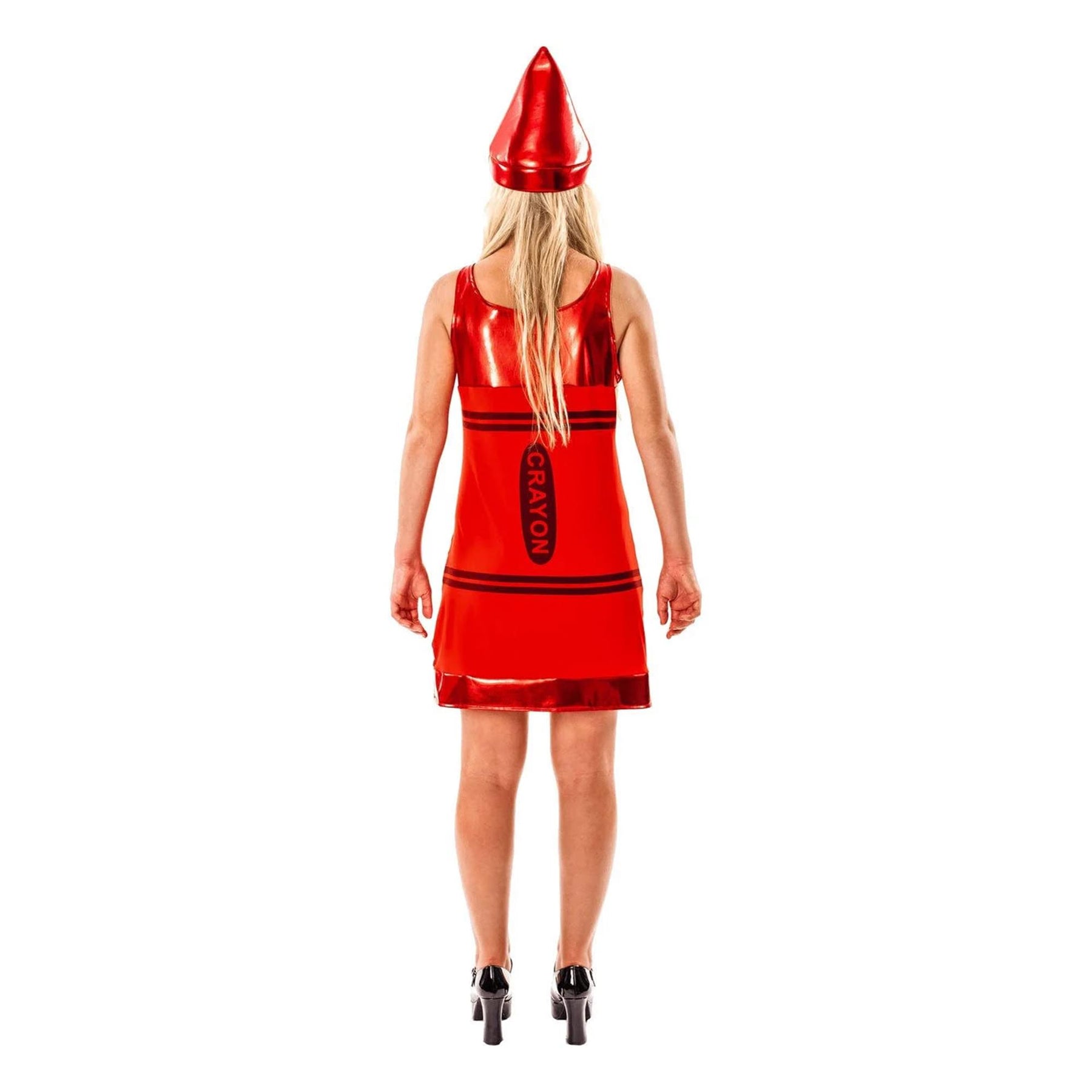 Women's Red Crayon Costume Dress