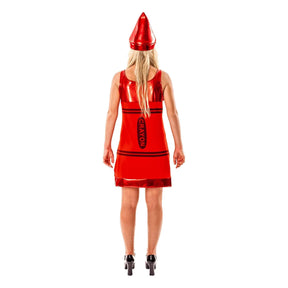 Women's Red Crayon Costume Dress