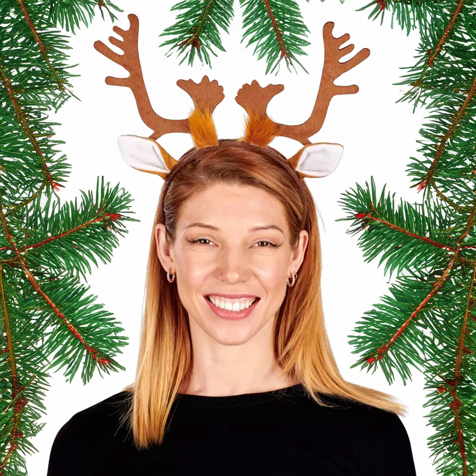 Reindeer Antlers Costume Headband | One Size