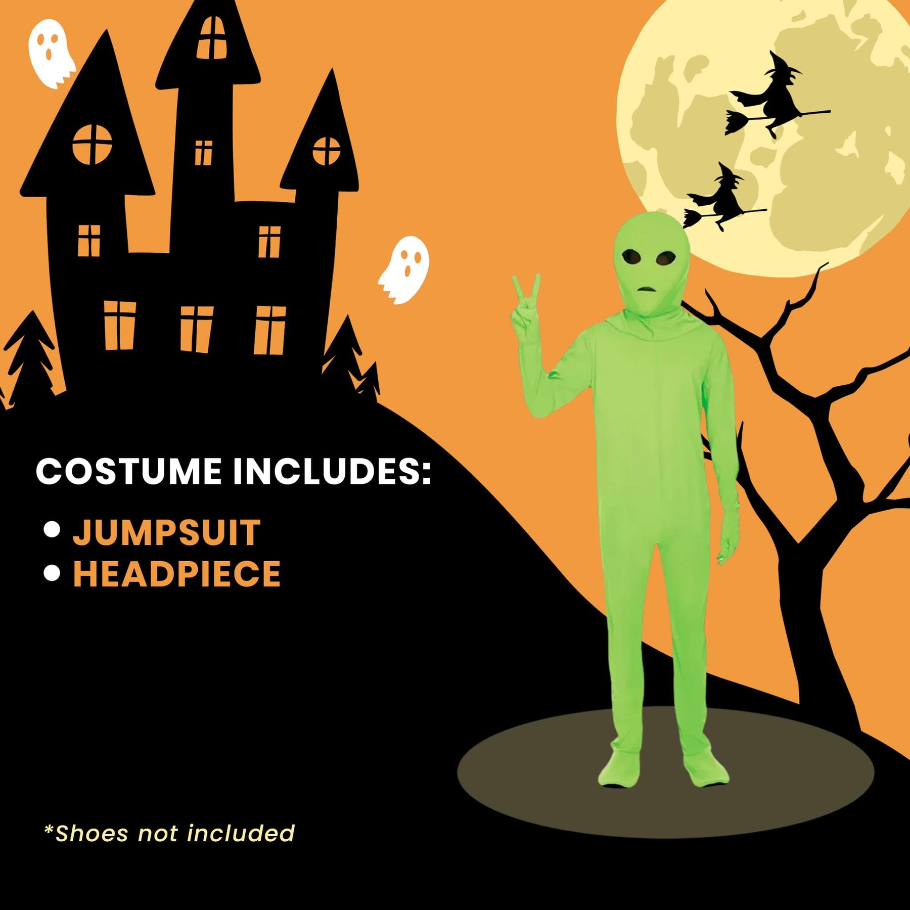 Green Alien Adult Costume