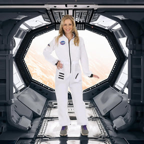 Women's White Astronaut Costume