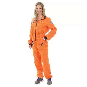 Women's Orange Astronaut Costume