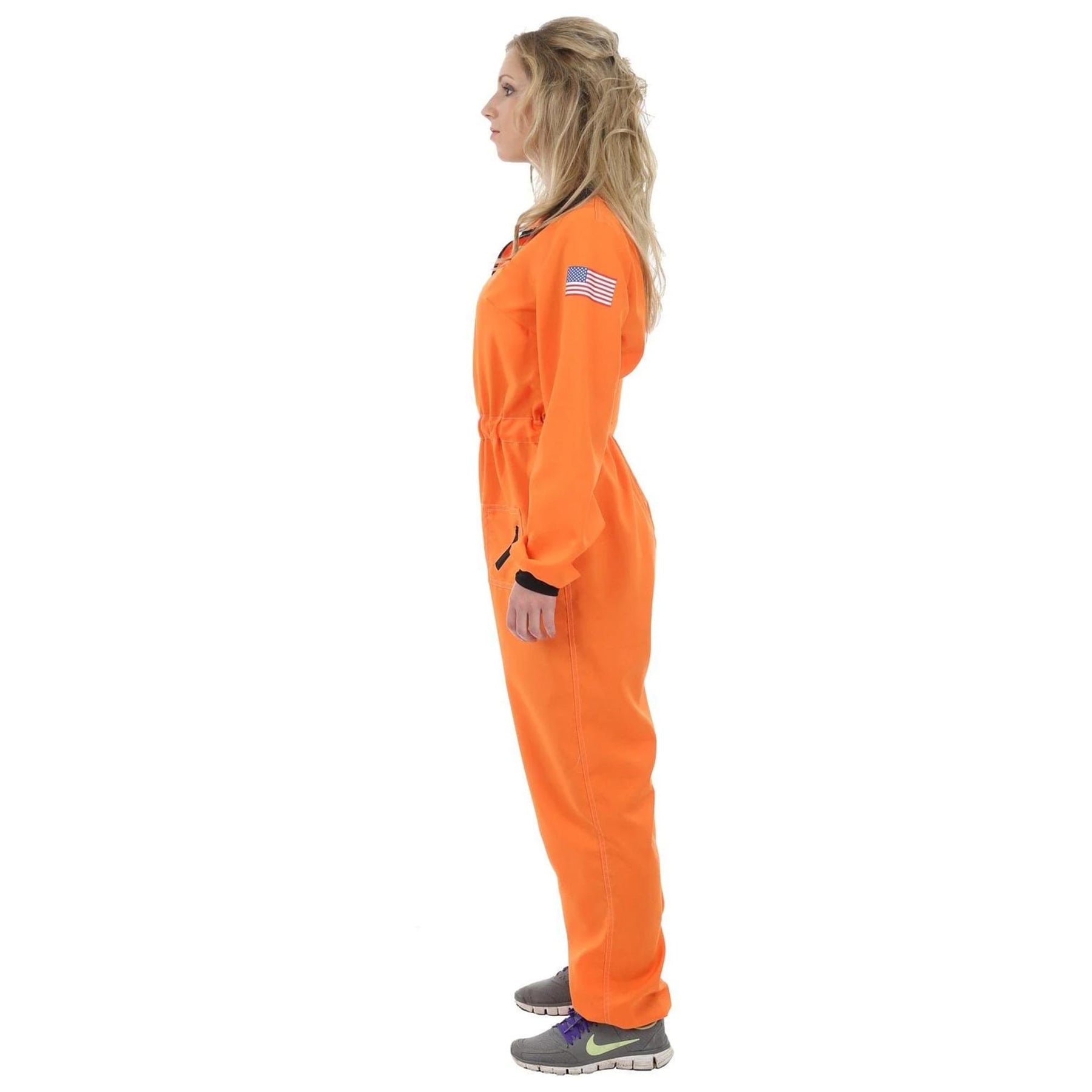 Women's Orange Astronaut Costume