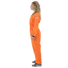 Women's Orange Astronaut Costume