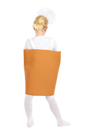 "Just Coffee" Kids Costume with Tunic & Headpiece | One Size Fits Up to Size 10