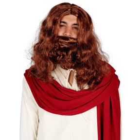 Jesus Adult Costume Wig & Beard Set