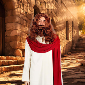 Jesus Adult Costume Wig & Beard Set