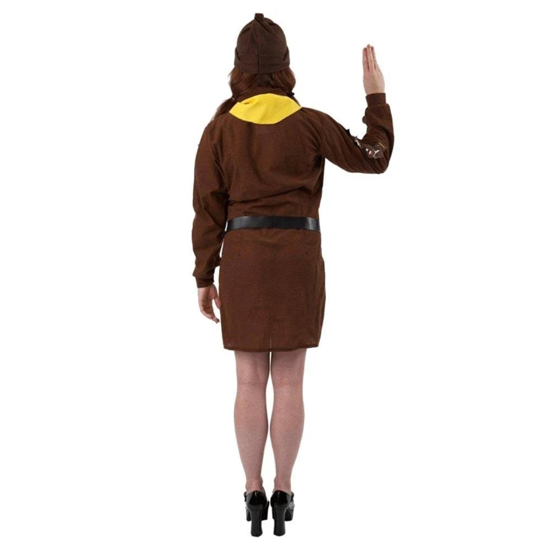 Brownie Girl Guide Adult Costume Dress - Medium