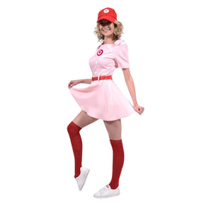 Rockford Peaches Women's Costume Baseball Uniform