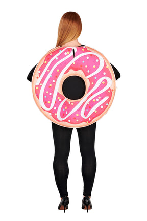 Pink Donut Adult Costume | One Size