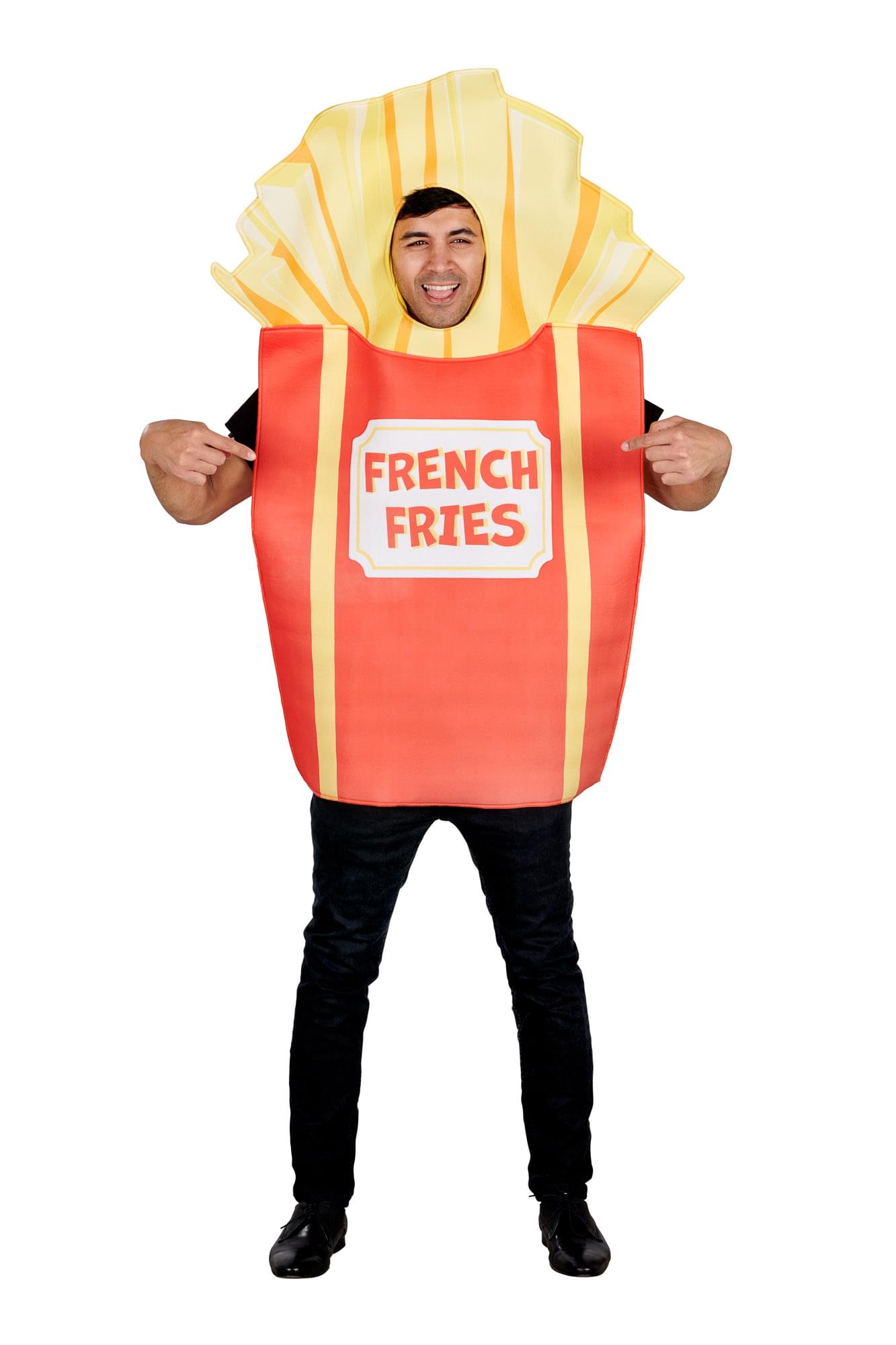 French Fries Adult Costume | One Size