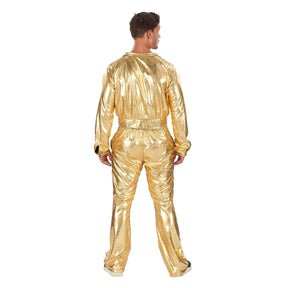 70's Gold Suit Disco Man Adult Costume