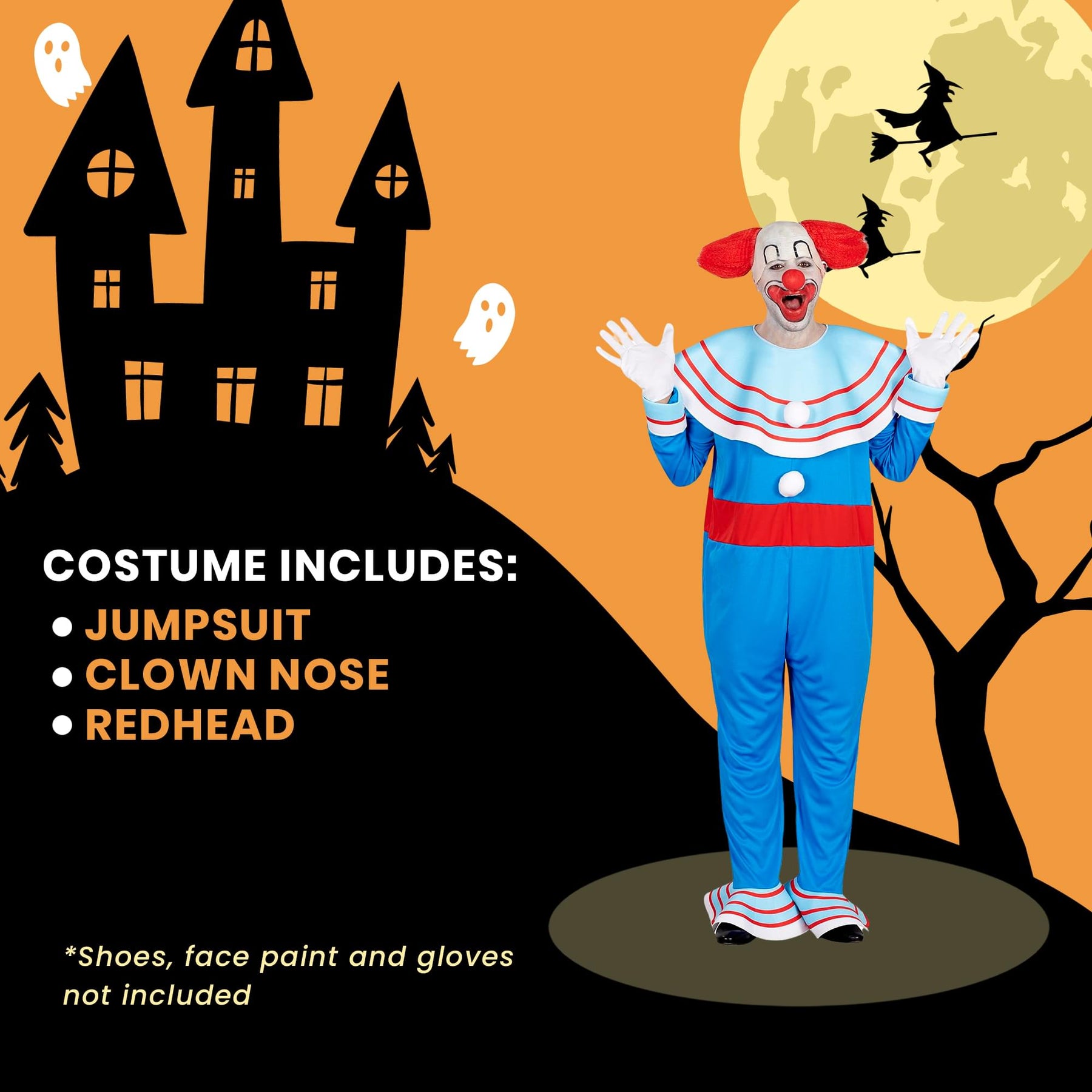 Adult Clown Costume