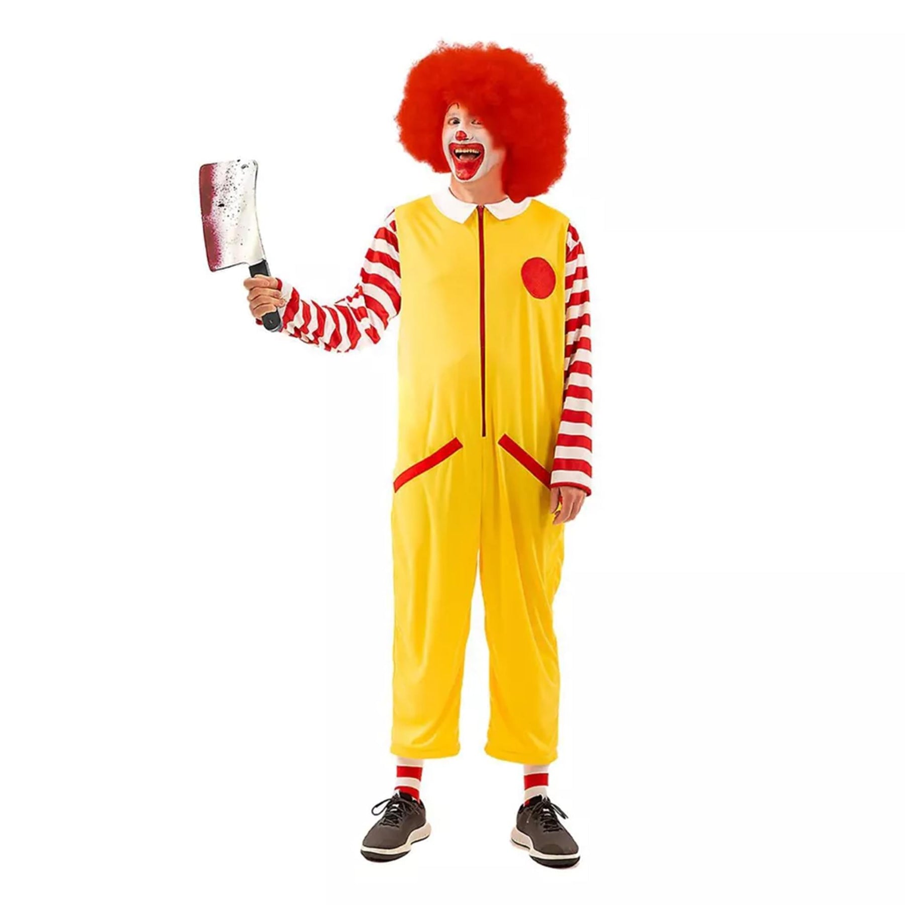 Fast Food Clown Costume Adult