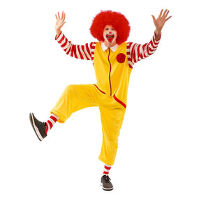 Fast Food Clown Costume Adult