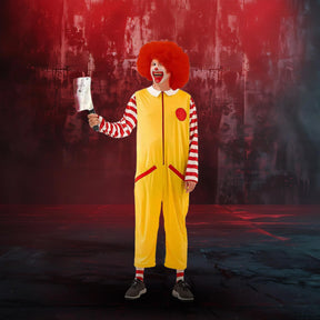 Fast Food Clown Costume Adult