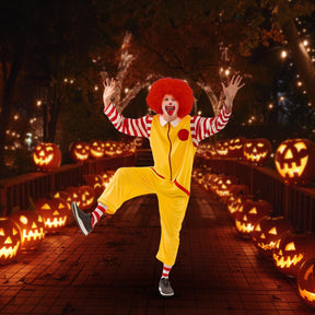 Fast Food Clown Costume Adult