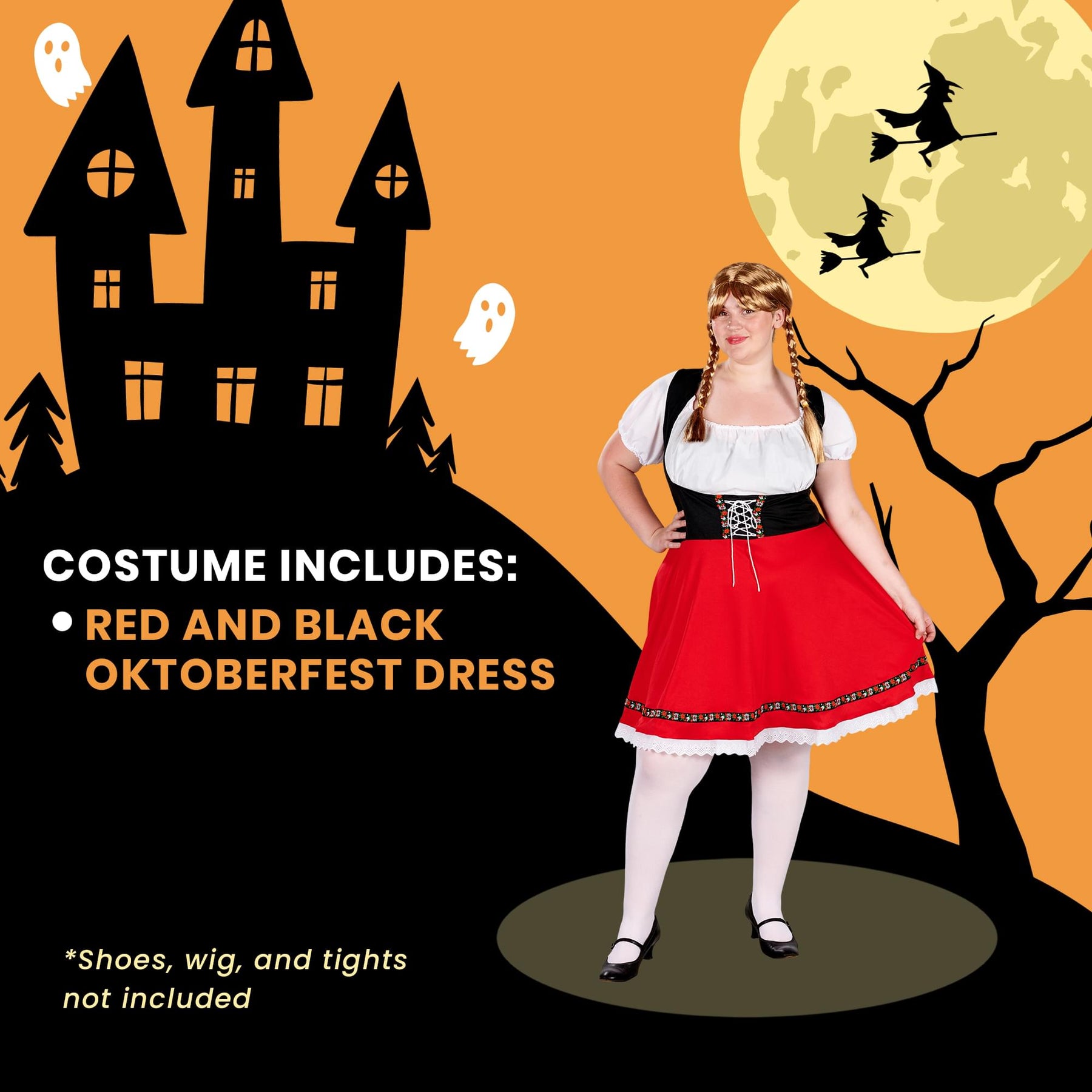 Oktoberfest Fraulein Women's Plus Size Costume