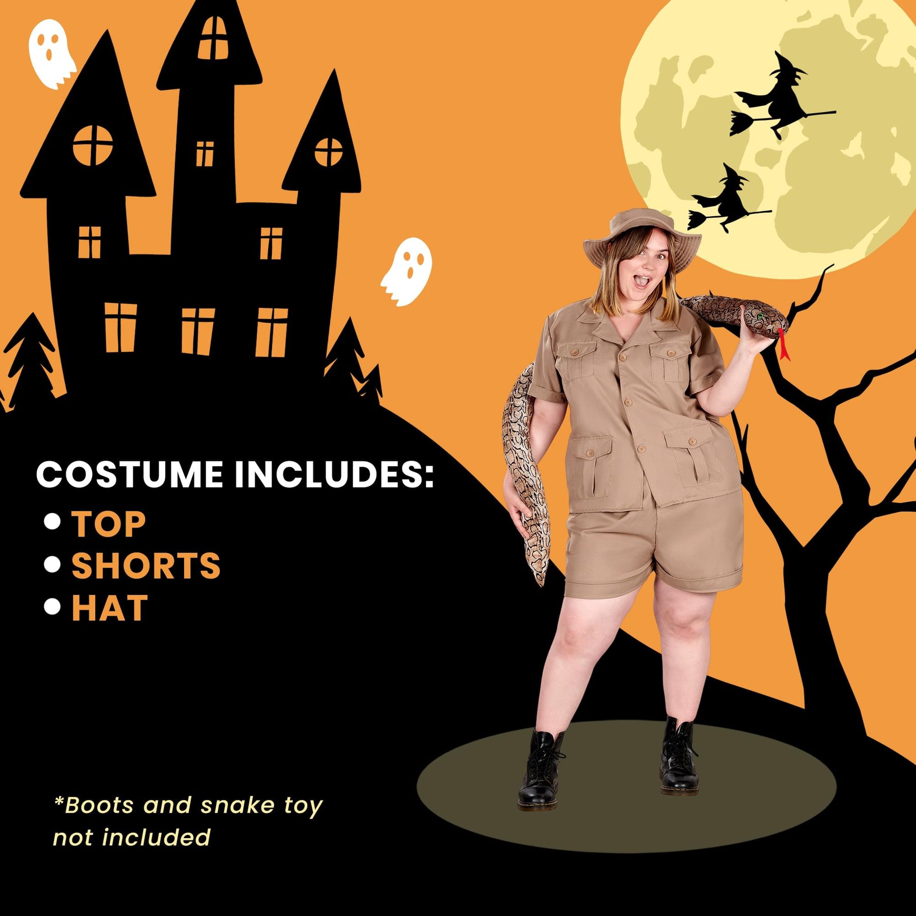 Safari Lady Women's Plus Size Costume