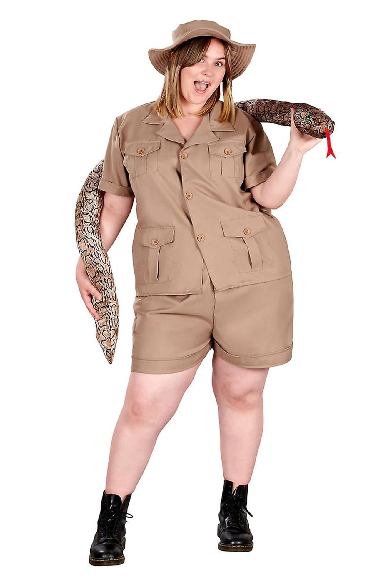 Safari Lady Women's Plus Size Costume