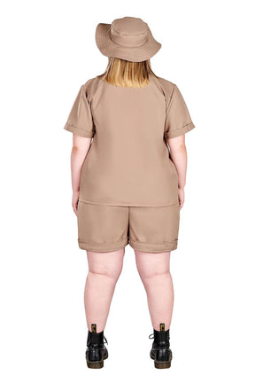 Safari Lady Women's Plus Size Costume