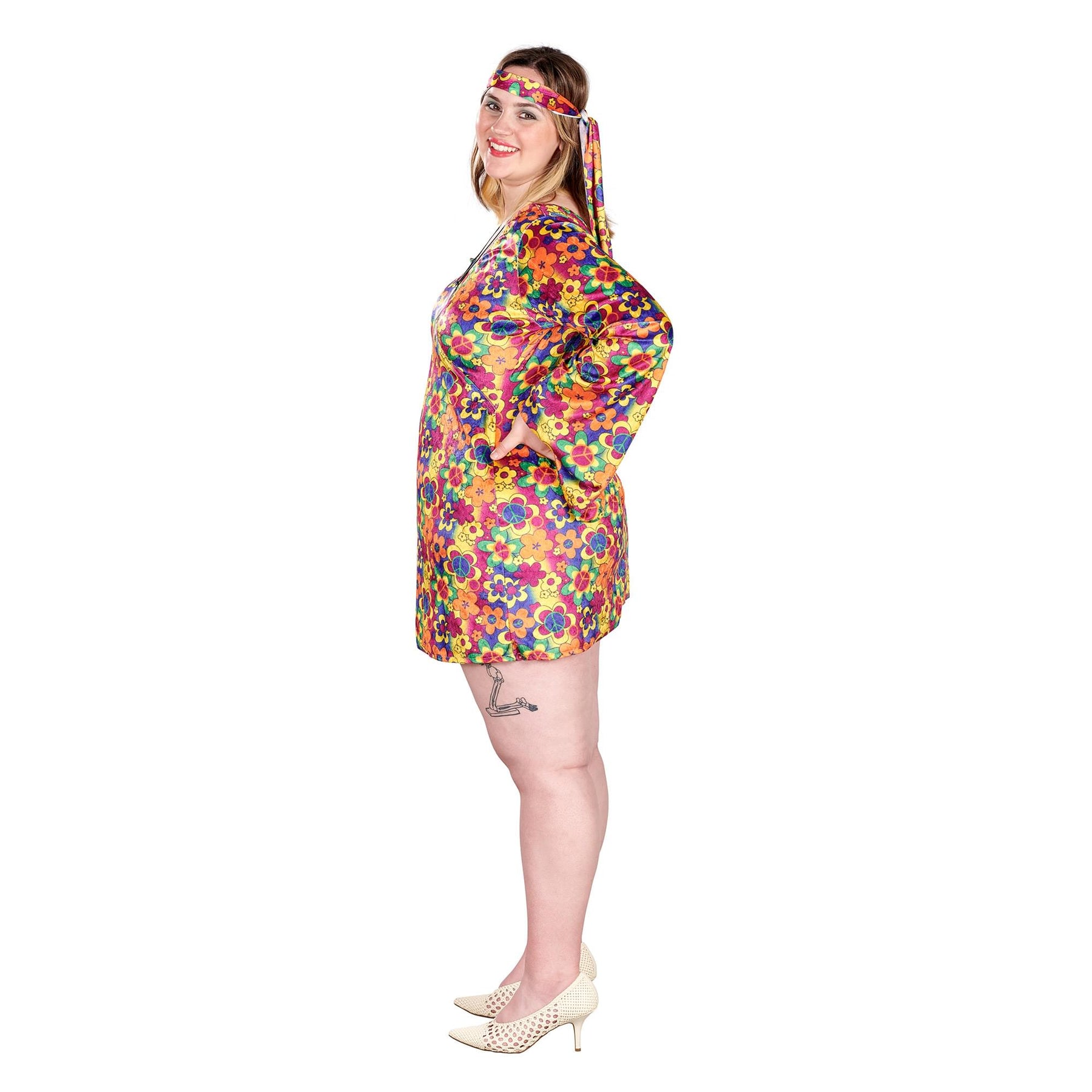 Female Hippy Women's Plus Size Costume