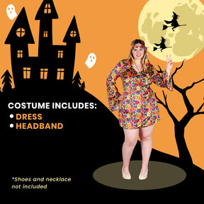 Female Hippy Women's Plus Size Costume