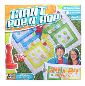 Giant Pop N Hop Indoor/Outdoor Game | 24x24 Inch Mat