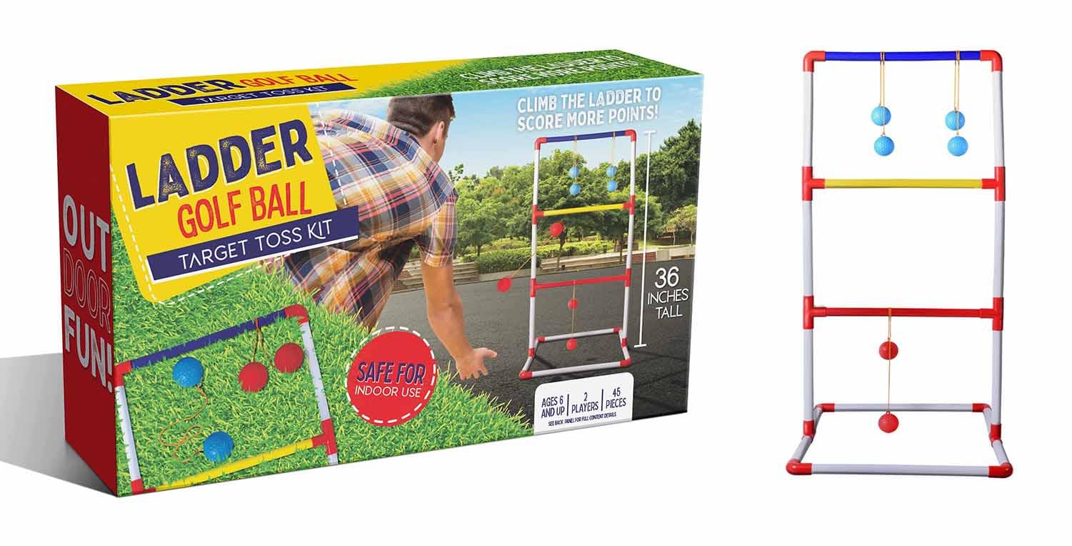 Ladder Golf Ball Target Toss Outdoor Family Game